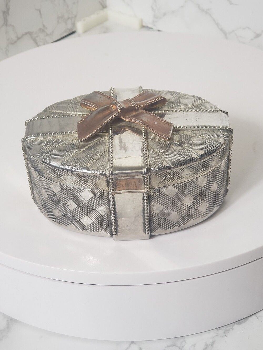 GODINGER SILVER ART CO. Silver-Plated Trinket Box